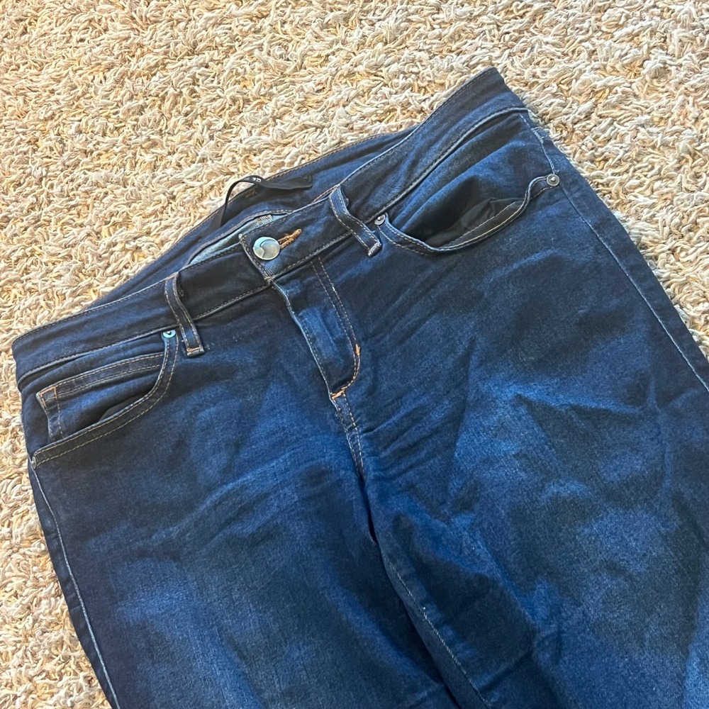 Joes Jeans Womens Dark Wash Skinny Denim Mid Rise Stretch Blue Jeans